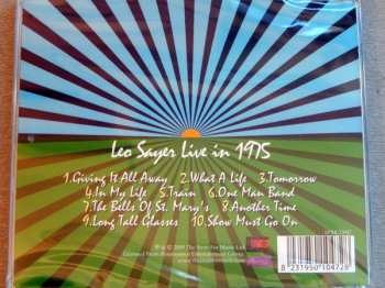 CD Leo Sayer: Live In 1975 261880