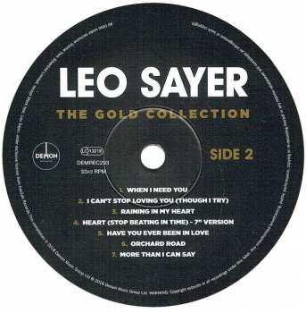 LP Leo Sayer: The Gold Collection CLR 80573