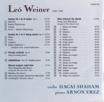 CD Leo Weiner: Violin Sonatas 332315