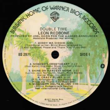 LP Leon Redbone: Double Time 338850