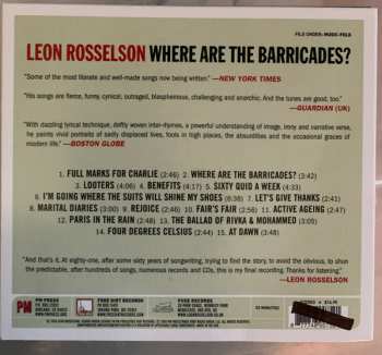 CD Leon Rosselson: Where Are The Barricades ? DIGI 468684