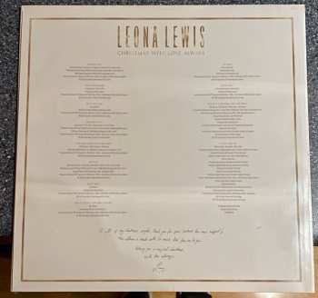 LP Leona Lewis: Christmas, With Love Always CLR 396963