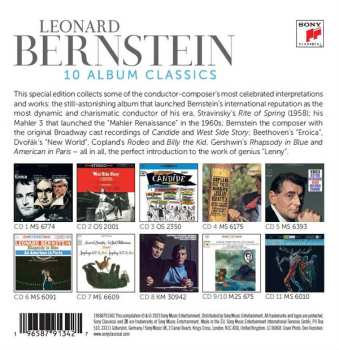 11CD/Box Set Leonard Bernstein: 10 Album Classics 455612
