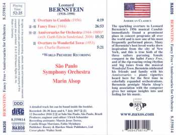 CD Leonard Bernstein: Anniversaries / Fancy Free Suite / Candide Overture / Wonderful Town Overture 333274