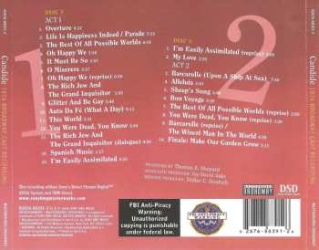 2CD Leonard Bernstein: Candide - 1974 Broadway Cast Recording