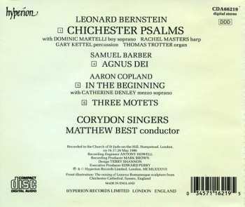 CD Leonard Bernstein: Bernstein: Chichester Psalms / Copland: In The Beginning & Three Motets / Barber: Agnus Dei 347277