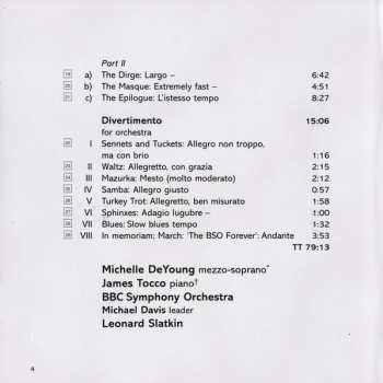 CD Leonard Bernstein: Jeremiah, Symphony No. 1 / The Age Of Anxiety, Symphony No. 2 331562