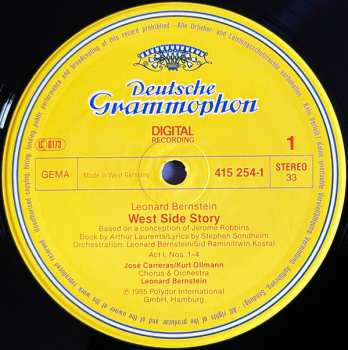 2LP Leonard Bernstein: West Side Story