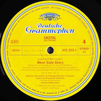 2LP Leonard Bernstein: West Side Story