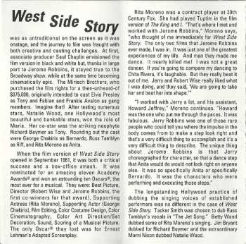 CD Leonard Bernstein: West Side Story (The Original Sound Track Recording)