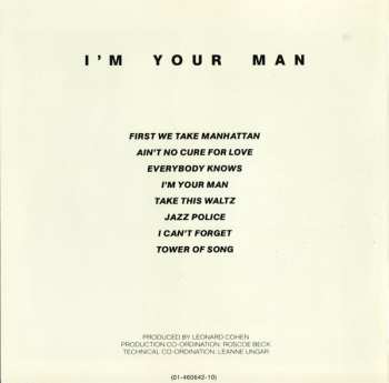 CD Leonard Cohen: I'm Your Man