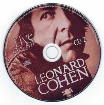 2CD Leonard Cohen: Live On Air - Classic F.M. Broadcast / The Early Years 301121