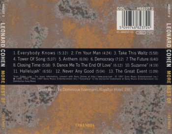 CD Leonard Cohen: More Best Of 24075
