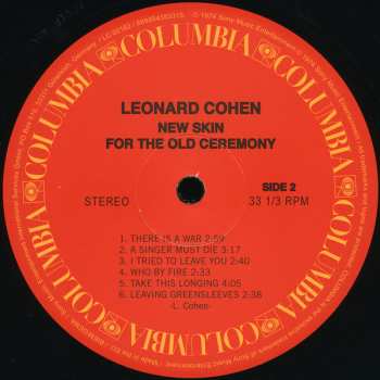 LP Leonard Cohen: New Skin For The Old Ceremony 25098