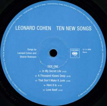 LP Leonard Cohen: Ten New Songs 35875
