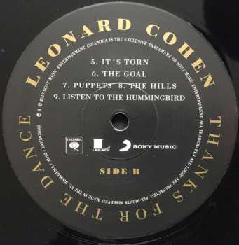 LP Leonard Cohen: Thanks For The Dance 36031