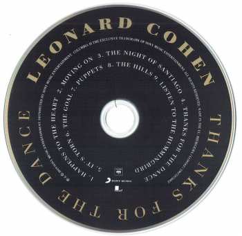 CD Leonard Cohen: Thanks For The Dance DIGI 36030