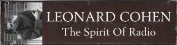 3CD/Box Set Leonard Cohen: The Spirit Of Radio (Classic Broadcasts Recordings) 415277