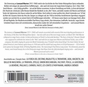 10CD Leonard Warren: Triumph Und Tod Mit Verdi = Triumph And Death With Verdi 336527