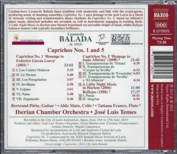CD Leonardo Balada: Caprichos Nos. 1 And 5 239199