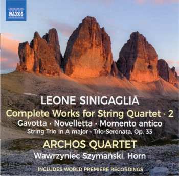 Leone Sinigaglia: Complete Works For String Quartet • 2