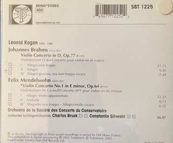 CD Leonid Kogan: Brahms, Mendelssohn Violin Concertos 178876
