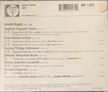 CD Johann Sebastian Bach: Sonatas