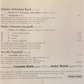 CD Johann Sebastian Bach: Sonatas