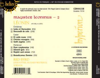 CD Léonin: Sacred Music From 12th Century Paris - 2 270904