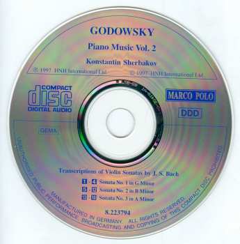 CD Leopold Godowsky: Piano Music, Vol. 2 298394