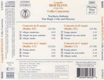 CD Leopold Hofmann: Cello Concertos 183175