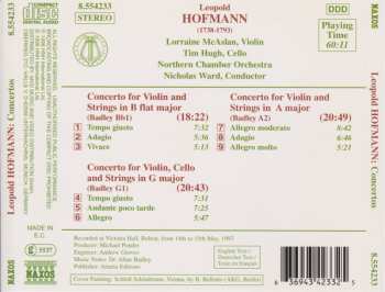 CD Leopold Hofmann: Violin Concertos 355727