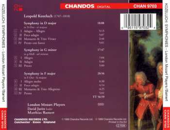 CD Leopold Koželuh: Symphonies 326185