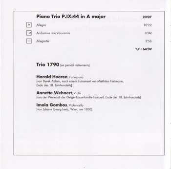 CD Leopold Koželuh: Three Scottish Piano Trios 119589