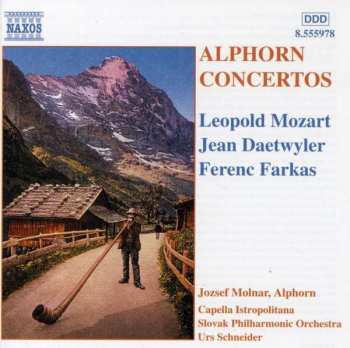 Album Leopold Mozart: Alphorn Concertos