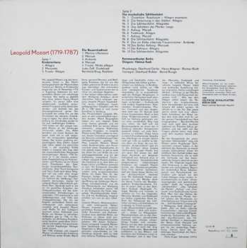 LP Leopold Mozart: Kindersinfonie / Die Bauernhochzeit / Die Musikalische Schlittenfahrt 365404