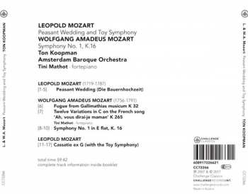 CD Leopold Mozart: Peasant Wedding And Toy Symphony 112117
