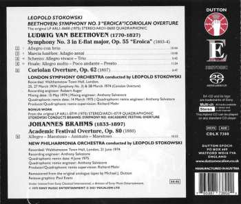SACD Leopold Stokowski: Stokowski Conducts Beethoven Symphony No. 3 "Eroica" & Brahms Academic Festival Overture 475381