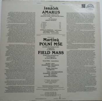 LP Leoš Janáček: Amarus / Polní Mše (Field Mass) 509633
