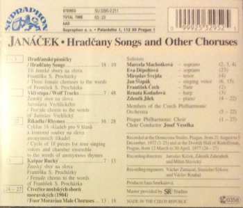 CD Leoš Janáček: Hradčany Songs And Other Choruses 51921