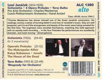 CD Leoš Janáček: Janáček Sinfonietta, 4 Opera Preludes, Taras Bulba 445700