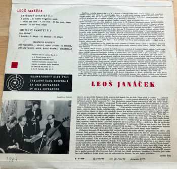 LP Leoš Janáček: Leoš Janáček: Smyčcový Kvartet č. 1 „ Z Podnětu Tolstého Kreutzerovy Sonáty “ / Smyčcový Kvartet č. 2 „ Listy Důvěrné “ CLR 493091
