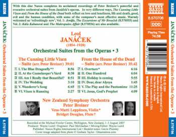 CD Leoš Janáček: Orchestral Suites From The Operas • 3 (The Cunning Little Vixen / From The House Of The Dead) 348445