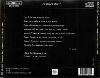 CD Lera Auerbach: Tolstoy's Waltz 285467
