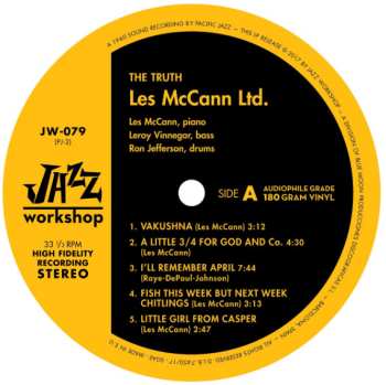LP Les McCann Ltd.: The Truth LTD 526057