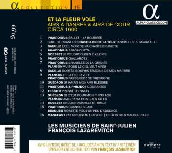 CD Les Musiciens De Saint-Julien: Et La Fleur Vole (Airs À Danser & Airs De Cour Circa 1600) 147141