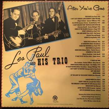 2LP Les Paul And His Trio: After You've Gone CLR 541546