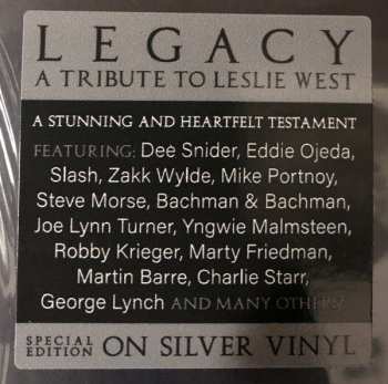 LP Leslie West: Legacy: A Tribute To Leslie West LTD | CLR 383334
