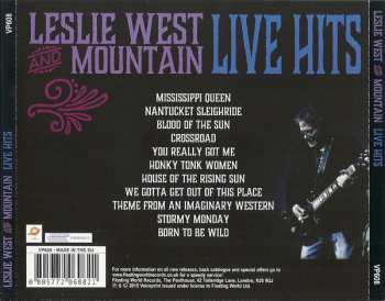 CD Leslie West: Live Hits 305146