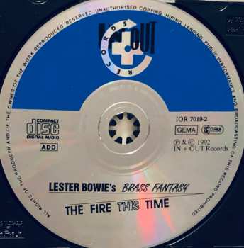 CD Lester Bowie's Brass Fantasy: The Fire This Time 249029
